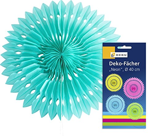 HEKU 30008-03, 9-teiliges Party-Dekorationsset, Türkis - 2