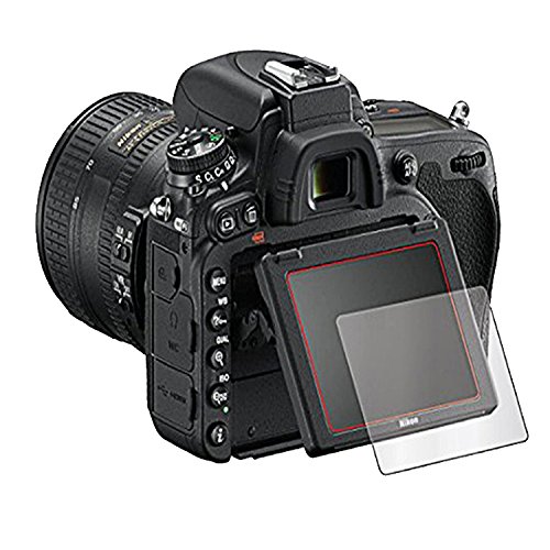 Roy Imaging YINGNOUST 9H Anti Shock Screen Protector Tempered Glass for DSLR Nikon D7000 Toughened Glass Protective Film (Ultra Thin 0.26mm)