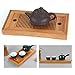 Produktbild Tee-TablettGeschmackvolle Bambus japanischen/chinesischen Gongfu Tee Tisch,Teetisch aus Bambus für Chinesische Teezeremonie Langlebig und verfeinert27 * 14 * 3cm