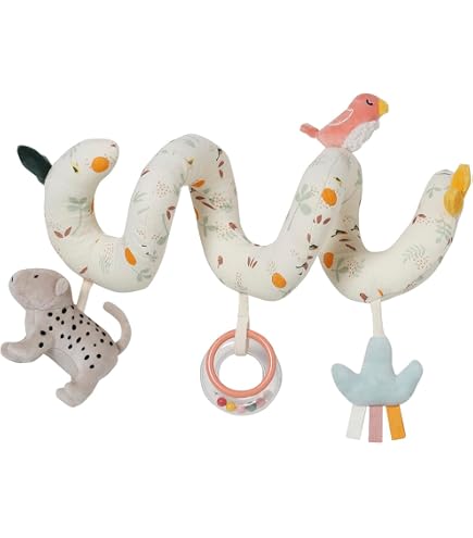 VERTBAUDET – Jouet à Suspendre Ou à Poser Tanzanie, Tortue Avec Miroir, 3 Jouets Attachés, Dès La Naissance, 25 X 17 Cm