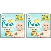 Prima Baby Diaper Premium Care Number 2 30 Pieces 2 packs