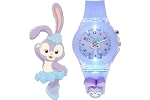 FASHION YO Toys for 3-8 Year Old Girls Boys, Toddler Watches Gifts for Kids 4-9 Birthday Gifts Learning Toys glow in dark Watch (Purple)