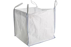 ARA CHOICE 1 Ton FIBC Bulk Bags Jumbo Waste Builders Garden Storage Sack Heavy Duty Industrial polypropylene Material Various Quantity (2)