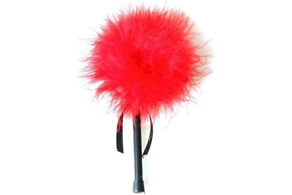 Secret Play Plumero Marabout rouge de 18 cm - Débouche le pot des essences avec ce plumeau stimulant le Marabout pour séduire celui que tu désires