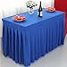 Produktbild CLOTHES UK- Hotel Meeting Room Polyester Tischdecke Tisch Rock Ausstellung Aktivität Multicolor Tuch Rechteck Tisch decken Tischdecke (Farbe : Blau, größe : 80x120x75cm)