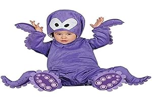 Generique - Tintenfisch-Kostüm für Babys mit Kapuze violett