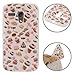 Produktbild Accessories4electronics [A4E] Schutzhülle, Hülle passend für Motorola Moto G (X1032), aus TPU-Silikon, mit Donuts - Cupcakes – Scones - Bonbon Muster/Motiv in braun/pink / weiß