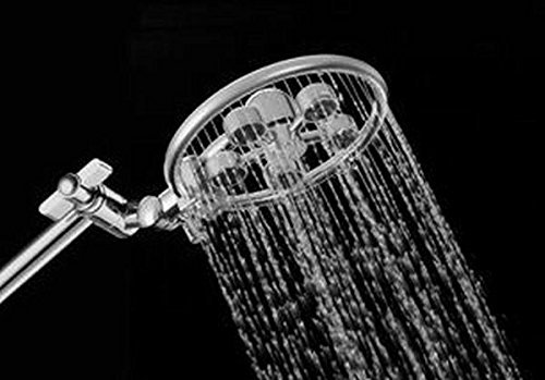 Regenbrause mit rotierenden Massage Düsen Regendusche Kopfbrause Duschbrause Duschkopf - 2