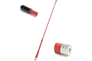 LAZMIN112 Ad Alto Guadagno, Morbida Portatile 136‑174 MHz Frequenza Operativa per GPS Astro 430 320 900 220 /Alpha 50 100(Rosso)
