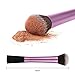 Savisto 6 Piece Essential Kabuki Make Up Brush Set in Purple - Professional Synthetic Makeup Brushes & Stylish Gift Box