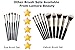 Blush Brush Set - Essential 6pc Make Up Kit With Kabuki Eyeshadow Foundation Powder Brushes