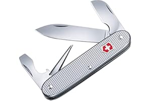 Victorinox Taschenmesser Electrician (7 Funktionen, Kabelklinge, Drahtschaber, Kapselheber), alox gerippt