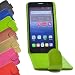 Produktbild Flip 2 in 1 set Tasche für Gigaset GS 160 / GS160 Slide Kleber Hülle Case Cover Schutz Bumper Etui Handyhülle in Grün