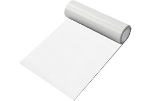GELAISI Feutrine autocollante Blanc - 1 Rouleau Feutrine 20 * 200 cm Tissu-Feutre Noir, épaisseur 2 mm Feutrine Adhesive pour Doublure de boîte, Cadre Photo, Pied de Chaise, DIY Halloween, Voiture