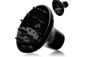 YUPZAR universale dei capelli diffusore forte holding asciugacapelli con da 4,0 cm a 4.8 cm per ricci o capelli mossi, Diffusore per capelli ricci