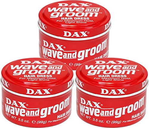 Dax Wax Red Wave & Groom , 3 (Triple) Pack by DAX