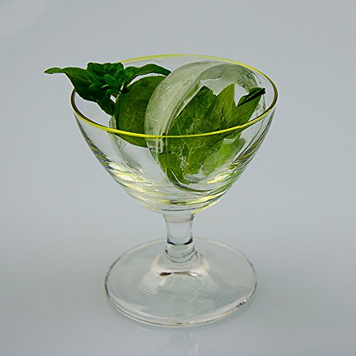 Silikonform für 4 Ice-Balls, Ice-Ball-Maker, riesige Eis-Kugeln, perfekt für Longdrinks, wie Gin-Tonic, Vodka-Bull oder Whiskey-Cola, Party-Highlight, Eiswürfel, Shots, Ice-Cube, Farbe: Blau - 3