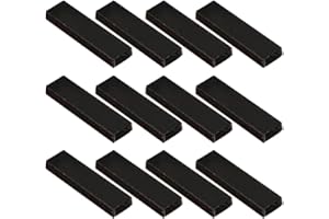 HugeDE 3000 Pcs 26/6 Standard Size Staples Office Supplies Staples Professional Paper Staples Small Desk Stapler Staples Book Craft Staples Black