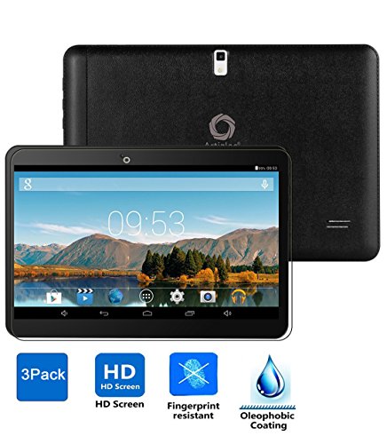 Artizlee 10 Zoll 10.1 Displayschutzfolie , KuGi ® Artizlee 10 Zoll 10.1 screen protector – Hochwertige ultradünne (3er Pack) HD klare Schutzfolie für Artizlee 10 Zoll (10.1″) Tablet PC ATL-21.(3 Packung) - 2