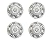 Auto Pearl - Premium Quality Car Wheel Cover For Bolero - 15inches RS.1500.00