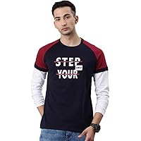 Veirdo Men's Cotton Regular Fit Full Sleeve T-Shirt
