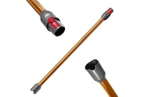 Qygba Ersatzteile Verlängerungsrohr für Dyson V12 Detect Slim Staubsauger, Saugrohr Länge 74 cm, Rohr Ersatz für Dyson V10 Digital Slim, Schnellspanner Verlängerungsstange Zubehör（Orange）