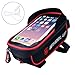 Produktbild Color You Bike Front Rahmentasche Radfahren Oberrohr Handytasche Frame Pannier Mobile Bike Handytasche Fahrradtasche mit wasserdichtem Touchscreen, Handyhalterung unter 6,0"