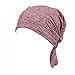 Produktbild ishine Frauen Kopftuch Elastische Hut Turban Elegante Frauen Stirnband Mädchen Hut Muslim Hut Verlust Haar Geschenk Chinio Krebs Cameobrown