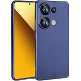 Aksesuarcim Xiaomi Redmi Note 13 Pro 4G ile Uyumlu Kılıfı Silikon Pastel Renkli Mat Esnek İnce Kapak Prem Lacivert