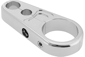 VGOL 1 Piece Motorcycles Brake Clutch Cable Wire Clamp 25mm Handle Bar Cable Clamp Replacement Compatible with Davidson 1 Inch Handlebars