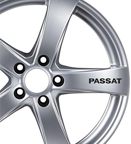 6 x Alloy Wheels Stickers Volkswagen Passat Dub Car Tuning