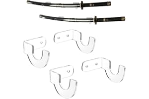 WANLIAN Espositore da Parete per Spada - Supporto e Gancio per Tutte le Spade, Senza Spada, Confezione da 2