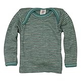 Baby Unterhemd langarm, Wolle Seide, Engel Natur, Gr....