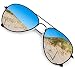 Produktbild Nick and Ben Piloten-Brille Sonnenbrille Flieger Ray-Style Herren Damen Schwarz Verspiegelt Sommer