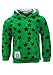 Tots Designer Baby Boys Green & Navy Multi Star Design Trendy Fleece Hoody (12-18 months)