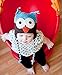 DAYAN Newborn Baby Infant Toddler Knit Crochet Photo Prop Costume Owl Hat Random Color