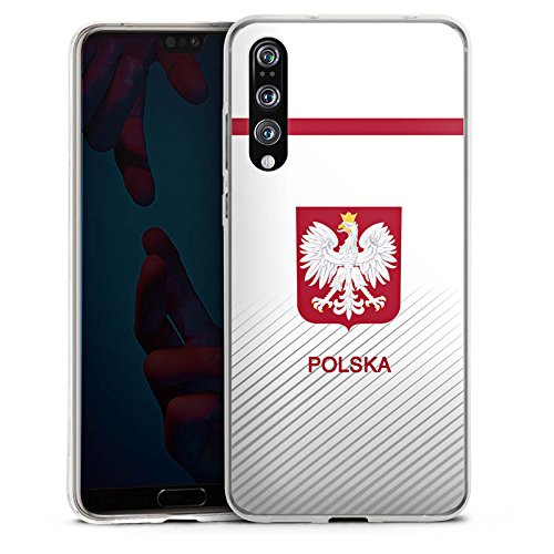 DeinDesign Huawei P20 Pro Silikon Hülle Case Schutzhülle Polen Em Trikot Football Fussball