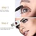 EZGO Professional USB Portable Eyelash Curler,Mini Rechargeable Heating Eyelash Rod, Beauty Heated Eye lashes Crimper Tools(White)