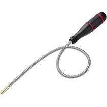 Kit 2 Pièces Outil De Ramassage Magnétique Flexible - Aimant Télescopique 60cm + Plateau Magnétique, Pour Pièces Métalliques