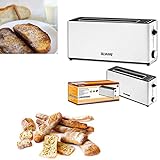 Tostadora electrica Multi Pan ranura extra larga 2 tostadas tostador 900W