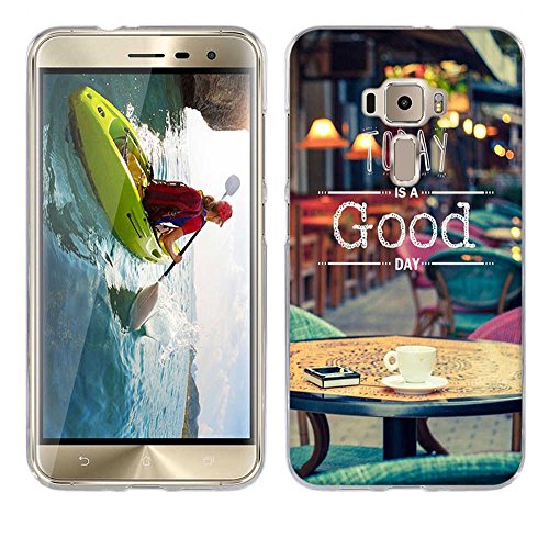 Preisvergleich Produktbild ZenFone 3 ZE552KL Hülle Case, Fubaoda [Kaffetisch] Ultra-Clear Asus ZenFone 3 ZE552KL 5.5inch Case Silikon Soft TPU Premium Handyhülle Case Backcover Bumper Slim case für Asus ZenFone 3 ZE552KL 5.5inch