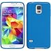 Produktbild PhoneNatic Case für Samsung Galaxy S5 Hülle Silikon blau matt + 2 Schutzfolien
