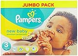 Pampers New Baby Nappies 2014 - Size 3 (74 Nappies)