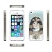 Produktbild iProtect Schutzhülle Apple iPhone 5 / 5s Soft Case Hülle Kleopatra Katze Edition hellblau