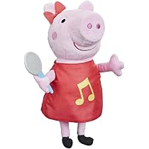 Peppa Pig Grunz-mi-Peppa Poupée en Peluche chantante avec Robe ...
