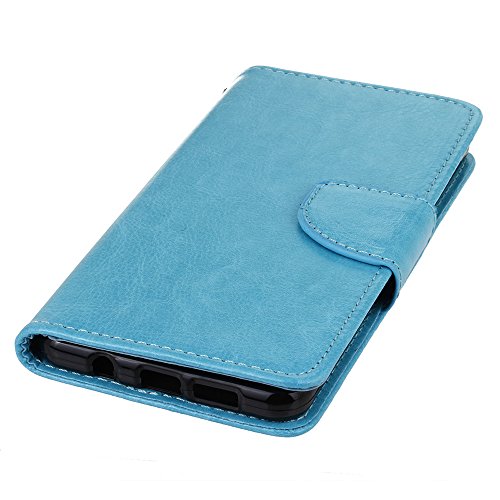 Samsung Galaxy A5 ( 2016 ) Schutzhülle Leder Hülle, Alfort 3 in 1 Flip Fashion Design Dual Use Falten Premium PU Leder Flip Mappen Kasten Abdeckung für Samsung Galaxy A5 / A510F ( 2016 ) 5.2″ ( Blau ) + Netter Staub Stecker + Schwarz Stylus Pen - 8