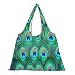 Snoogg Peacock Pattern 2 Womens Jhola Shape Tote Bag RS.371.00