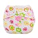 Fulltime(TM) Newborn Baby Summer Cloth Diaper Cover Adjustable Reusable Washable Nappy (C)