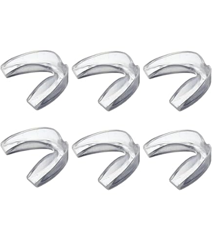 10 Paradenti Sportivi Per Bambini, 5 Colorati Con Custodia,5 Trasparenti, Per Ragazzi E Ragazze Per Atletica Per Pugilato Calcio Hockey Karate Basket