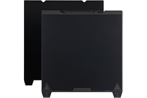 KOYOFEI Creality K1 Max Smooth PEI zestaw płyt budowlanych, elastyczna platforma ze stali sprężynowej z gładką powierzchnią PEI i magnetycznymi płytami bazowymi, zestaw do K1 Max, 315 x 310 mm